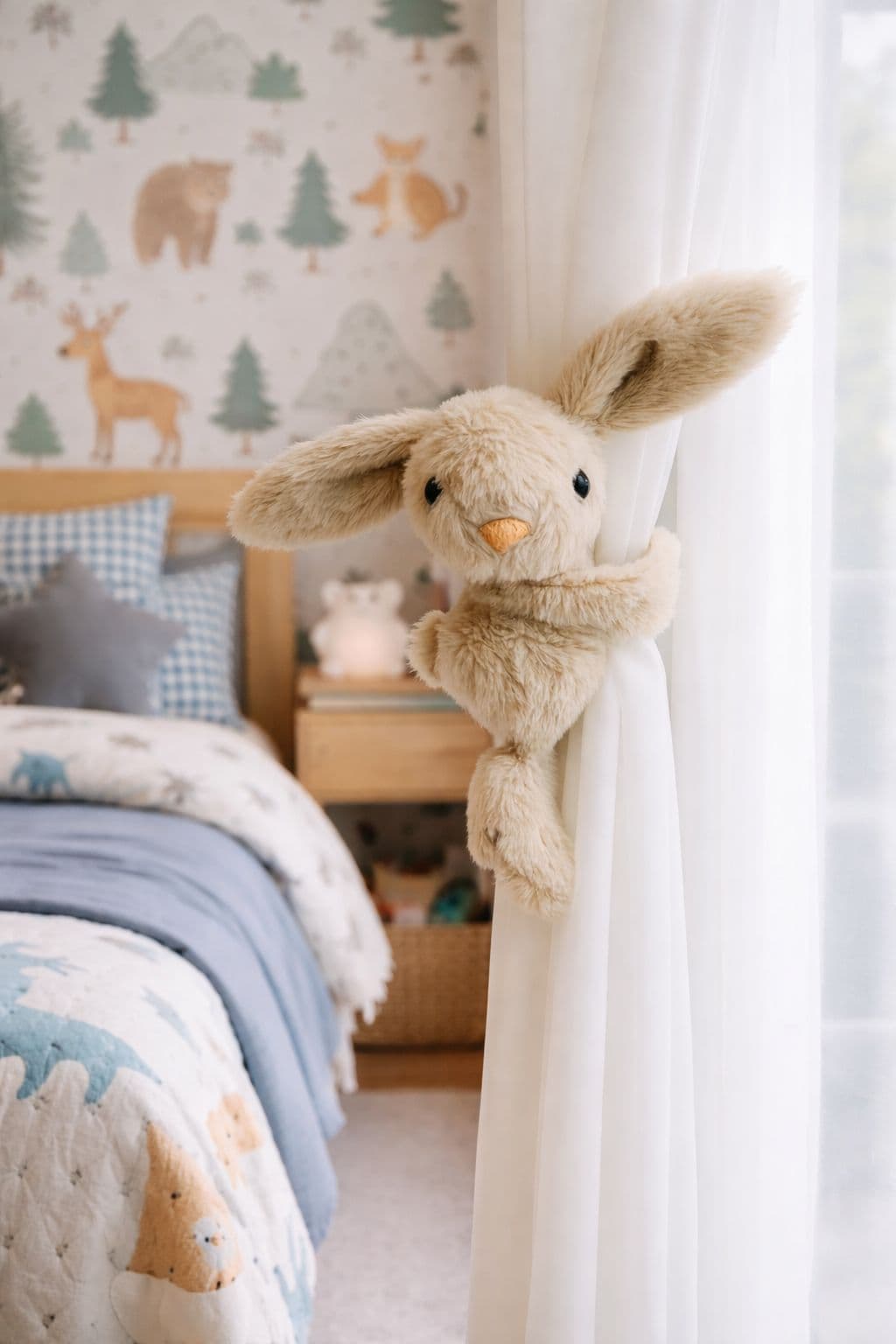 Sarılan ve Kucaklayan Tavşan Peluş Oyuncak 20 cm